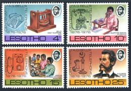 Lesotho 217-220,MNH.Michel 217-220. Telephone-100,1975.Alexander Graham Bell. - Lesotho (1966-...)