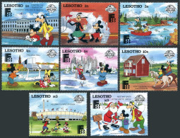 Lesotho 640-649,MNH.Michel 697-704,Bl.49-50. FINLAND-88,Walt Disney,Mickey Mouse - Lesotho (1966-...)