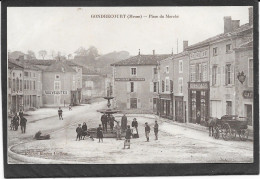 55 GONDRECOURT - Place Du Marché - Animée - Gondrecourt Le Chateau