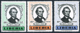 Liberia 385-386, C122, 386a Sheet, MNH. Abraham Lincoln, 150 Birth Ann. 1959. - Liberia