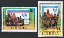 Liberia 858-859,MNH.Michel 1159-1160. SOS Children Village In Monrovia,1979. - Liberia