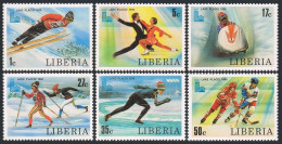 Liberia 867-872, MNH. Mi 1168-1173. Olympics Lake Placid-1980. Ski Jump, Hockey, - Liberia