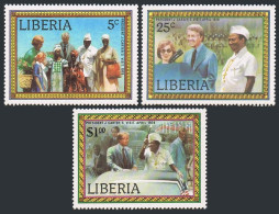 Liberia 817-819,MNH.Michel 1072-1074. President Carter's Visit,1978. - Liberia