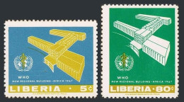 Liberia 464-465,MNH.Mi 684-685. WHO Regional Office For Africa,Brazzaville,1967. - Liberia