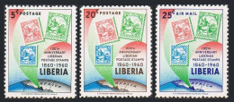 Liberia 393-394,C128,C129, MNH. Mi 557-559, Bl.17A. Stamps-100,1960. Presidents. - Liberia