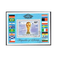 Liberia C203,MNH.Michel 929 Bl.72. World Soccer Cup Munich-1974. - Liberia