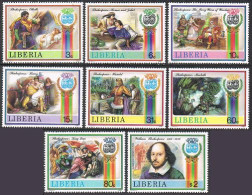 Liberia 1060a-1060h,MNH.Michel 1366-1373. Shakespearean Plays,1987. - Liberia