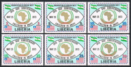 Liberia 635-640,MNH.Michel 876-881. OAU Organization Of African Unity-10,1973. - Liberia