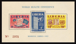 Liberia 338-340,C70,340a,C70a,MNH. World Health Conference,1952.UN Headquarters. - Liberia