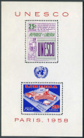 Liberia C121a Sheet,MNH. Opening Of UNESCO Headquarters In Paris,1959. - Liberia
