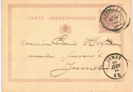 Carte-correspondance N° 28 écrite De Couillet Vers Jumet - Kartenbriefe