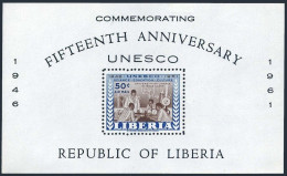 Liberia C133,MNH.Michel 566 Bl.20. UNESCO-15,1961.Science,Education,Culture. - Liberia