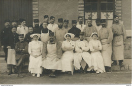 Carte Photo MILITARIA - Hôpital Militaire - Groupe De Médecins Et Infirmières - Guerre 1914-18