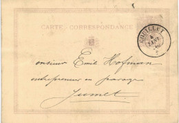 Carte-correspondance N° 28 écrite De Couillet Vers Jumet - Letter-Cards
