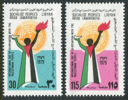 Libya 847A-847B, MNH. Michel 773-774. Day Of Cooperation With Palestinians, 1979 - Libye