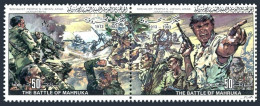 Libya 1070 Ab Pair, MNH. Michel 1237-1238. Battles, 1983. Mahruka, 1913. - Libia