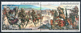Libya 1060 Ab Pair, MNH. Michel 1091-1092. Battles, 1983. Sidi Abuarghub, 1923. - Libia