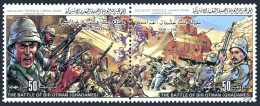 Libya 1062 Ab Pair, MNH. Michel 1131-1132. Battles, 1983. Bir Otman, 1926. - Libyen