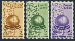 Libya 147-149,MNH.Michel 46-48. Arab Postal Union Founding,1955. - Libyen