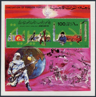 Libya 839, MNH. Mi Bl.4. Evacuation Of Foreign Forces, 1979.Tuareg Horsemen, - Libië