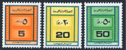 Libya 575-577,MNH.Michel 488-490. Coil Stamps 1975.Numeral. - Libya