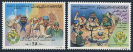 Libya 1137-1138,MNH.Michel 1198-1199. Islamic Scout Jamboree,1983. - Libië