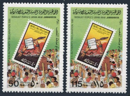 Libya 950-951, MNH. Michel 875-876. People's Authority Declaration, 1981. - Libye