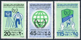 Libya 910-912,MNH.Michel 857-859. Year Of The Disabled IYD-1981. - Libye