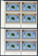 Libya 542-543 Blocks/4, MNH. Michel 458-459. UPU-100, 1974. Emblem And Star. - Libye
