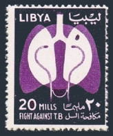 Libya 246, MNH. Michel 148. Campaign Against Tuberculosis, 1964. - Libya