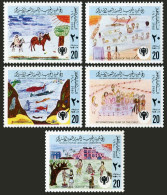 Libya 882a-882e,MNH.Michel 804-808. Children's Day.IYC-1979.Drawings. - Libya