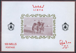 Libya 306 Sheet,MNH.Michel Bl.16. 1966.Tuareg And Camel.Riders. - Libië