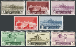 Libya 83-87,C36-C38,MNH. Sample,Tripoli 1939.City,Ghadames,Arab,Camel,Plane. - Libya