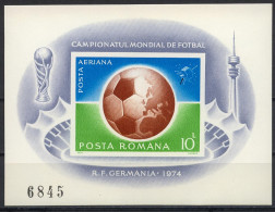 Football / Soccer / Fussball - WM 1974: Rumänien  Bl ** - 1974 – West-Duitsland