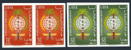 Libya 218-219 Imperf Pairs,MNH.Michel 118B-119B. WHO Against Malaria.1962. - Libya