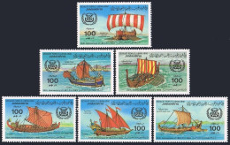 Libya 1090-1095, MNH. Michel 1115-1120. Maritime Organization IMO-25,1983.Ships. - Libye