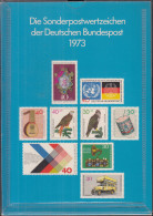 BRD 1973 Jahrbuch, Geprüft Schlegel, Postfrische ** Jahreszusammenstellung Der Dt. Bundespost - Andere & Zonder Classificatie
