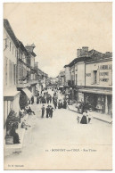 MONPONT-SUR-L'ISLE.RUE THIERS (CARTE PAS COURANTE ANIMEE) - Other & Unclassified