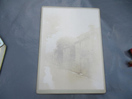1896 PHOTO SUR CARTON  ORANGE BORDS DE LA MEYNE - Old (before 1900)