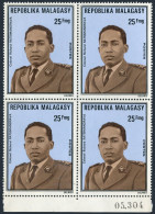 Malagasy 522 Block/4,MNH. Michel 738. Col. Richard Ratsimandrava, 1933-1975. - Madagascar (1960-...)