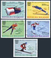 Malagasy 538-540,C549-C550,C151,CTO.Mi 767-771,Bl.9. Olympics Innsbruck-1976. - Madagascar (1960-...)
