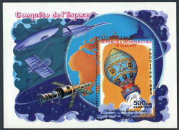 Malagasy 664,MNH.Mi Bl.20. Manned Flight,bicentennial,1983.Montgolfier Balloon. - Madagascar (1960-...)