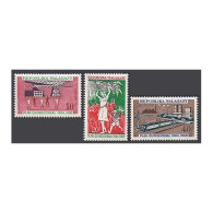 Malagasy 410-412, MNH. Mi 583-585. Completion Of 5-Year Plan, 1968. Industry,  - Madagascar (1960-...)