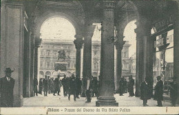 MILANO - PIAZZA DEL DUOMO DA VIA SILVIO PELLICO - EDIZIONE STA - SPEDITA 1917 (20816) - Milano (Milan)