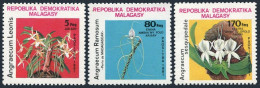 Malagasy 612-614,MNH.Michel 869-871. Flowers 1981. - Madagascar (1960-...)