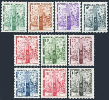 Malagasy J41-J50,MNH.Michel P41-P50. Due 1962.Independence Monument. - Madagascar (1960-...)