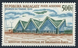 Malagasy C89,MNH.Michel 580. Tananarive-Ivato International Airport,1968. - Madagascar (1960-...)