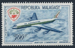 Malagasy C71, MNH. Michel 493. Commercial Aviation, 1963. Turbojet Airliner. - Madagaskar (1960-...)