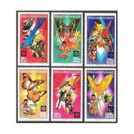Malagasy 862-867,MNH.Michel 1133-1138. Scouts,Birds,Butterflies,1988. - Madagascar (1960-...)