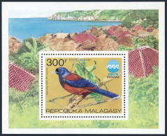 Malagasy C146, MNH. Michel Bl.8. EXPO-1975, Bird Garrulus Bonaparte. - Madagaskar (1960-...)